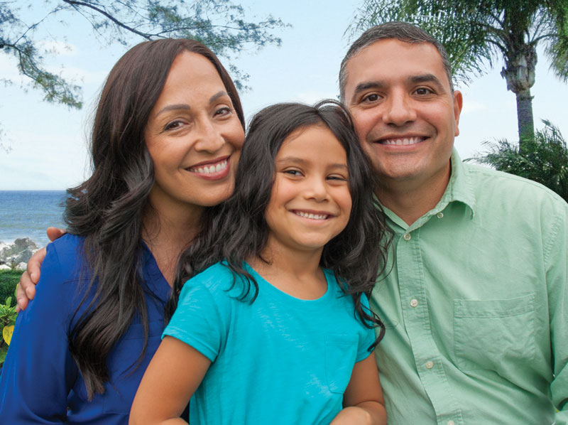 Smiling family who love their Lake Worth dentist